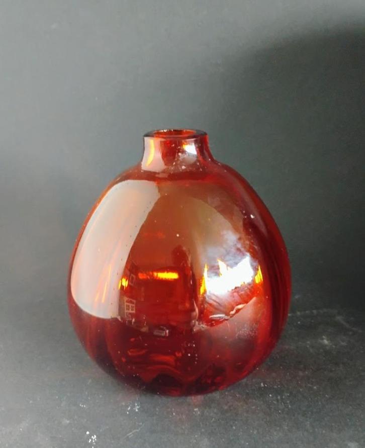 Oranjevaasje Chris Lanooy 1927 / Leerdam, Antiek en Kunst, Antiek | Glas en Kristal, Ophalen of Verzenden