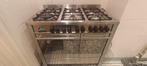 Luxe gasfornuis M-system Boretti 100 cm-6 pits-2 elektr oven, Ophalen, Gebruikt, 60 cm of meer, Gas