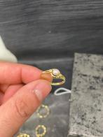 14 karaats gouden ring met opaal, maat 18.5, Sieraden, Tassen en Uiterlijk, Ringen, Nieuw, Goud, 18 tot 19, Goud