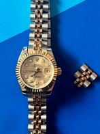 Horloge automaat Rolex dames (replica), Staal, Gebruikt, Ophalen of Verzenden, Rolex