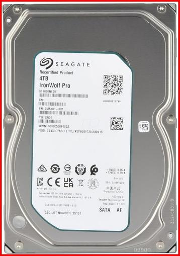 Seagate Iron Wolf 4 TB ( 4000 GB ) Harddisk  beschikbaar voor biedingen