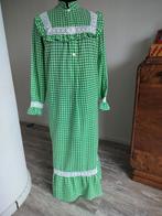 Vintage Bingham Maxi Jurk, Kleding | Dames, Ophalen of Verzenden, Zo goed als nieuw, Groen, Onder de knie