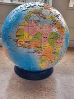 Wereldbol puzzel 3D, Hobby en Vrije tijd, Denksport en Puzzels, Ophalen of Verzenden, Minder dan 500 stukjes, Zo goed als nieuw