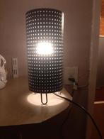 2 Industriële nachtkast lampjes, Gebruikt, Ophalen of Verzenden, Metaal, Minder dan 50 cm