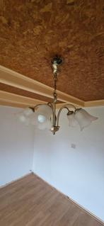 Hang lamp antiek, Ophalen of Verzenden, Gebruikt, Glas