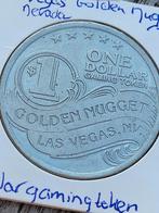 Golden Nugget Las Vegas Gaming Token $1, Ophalen of Verzenden, Overige materialen, Buitenland