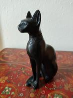 Prachtig massief houten beeld van Egyptische godin Bastet, Verzenden