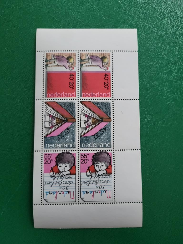 Nederland Kinderpostzegels 1978 - Blokje van 6, Postzegels en Munten, Ophalen of Verzenden, Na 1940, Postfris