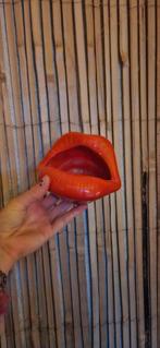 Lippen bloempot/waxinelichthouder, Ophalen of Verzenden, Zo goed als nieuw, Overige kleuren, Minder dan 50 cm