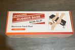 Lederen Manicure Handsteun - Nieuw, Zwart, Nieuw, Ophalen of Verzenden, Handen en Nagels