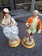 Oude Gerold Porzellan Beelden - Man en Vrouw, Antiek en Kunst, Ophalen of Verzenden