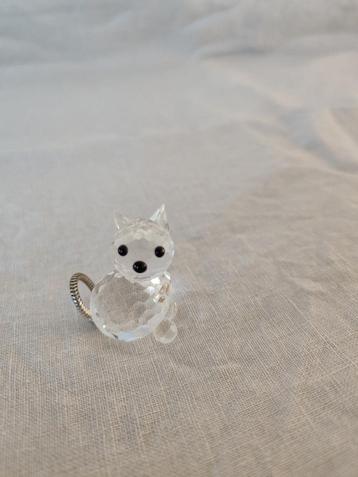 Swarovski Poesje zonder doosje en zonder certificaat beschikbaar voor biedingen