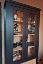 Mooie trendy buffetkast vitrinekast, Huis en Inrichting, Kasten | Vitrinekasten, Ophalen of Verzenden, Zo goed als nieuw, 25 tot 50 cm