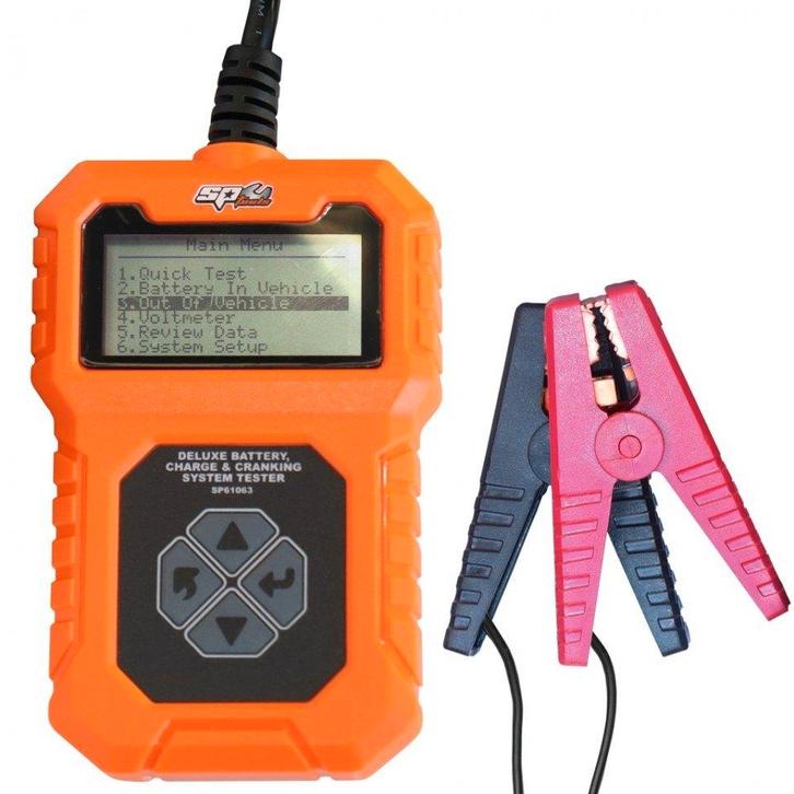 SP61063 | 12V Digitale accutester Deluxe, Auto diversen, Autogereedschap, Nieuw, Ophalen of Verzenden