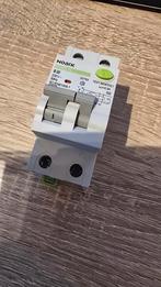 Noark aardlekautomaat 1-polig+nul 20A B-kar 30mA, Doe-het-zelf en Verbouw, Elektra en Kabels, Verzenden, Zo goed als nieuw, Overige typen