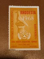 Rhodesië cinderella WK Ploegen 1968, Salisbury, Ophalen of Verzenden, Zimbabwe, Postfris