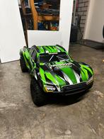 Traxxas MAXX slash 6S - groen - 1/7 met veel extra’s, Elektro, Auto offroad, Ophalen of Verzenden, Zo goed als nieuw