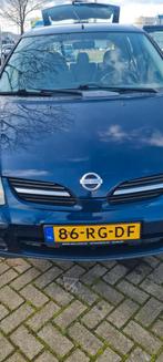 Nissan Almera Tino 1.8 2005 Blauw apk 10-2-25 €1.750, Origineel Nederlands, Te koop, 5 stoelen, Almera Tino