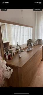 Dressoir met spiegel, Huis en Inrichting, Kasten | Dressoirs, 75 cm of meer, Zo goed als nieuw, Ophalen