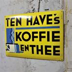 Reclamebord Ten Have's Koffie Thee Deventer Jaren 50 Vintage, Ophalen of Verzenden, Gebruikt, Reclamebord