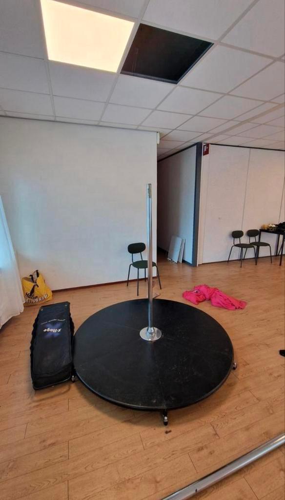 X-Pole X-Stage Paaldans Paal + Valmat & Silki Doek, Sport en Fitness, Fitnessmaterialen, Gebruikt, Overige typen, Armen, Buik