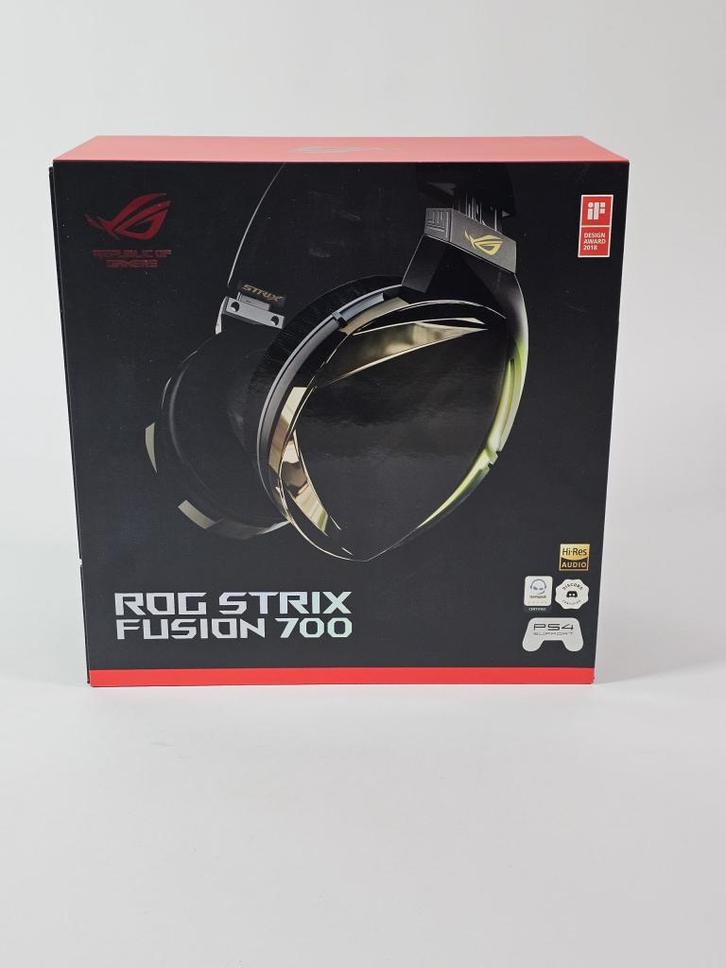 ASUS Rog Strix Fusion 700 ACI FR Gaming Headset, Audio, Tv en Foto, Koptelefoons, Zo goed als nieuw, Op oor (supra aural), Overige merken