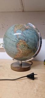 Vintage retro wereldbol, Huis en Inrichting, Woonaccessoires | Wereldbollen, Ophalen of Verzenden, Zo goed als nieuw