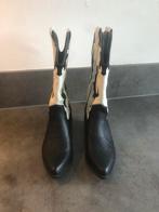 Cowboylaarzen zwart/wit maat 37, Ophalen of Verzenden, Nieuw, Zwart, Hoge laarzen