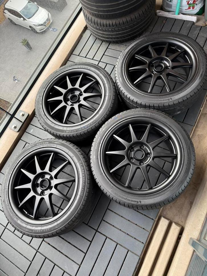 17” inch 5x112 velgen set, Auto-onderdelen, Banden en Velgen, Banden en Velgen, Winterbanden, 17 inch, 225 mm, Personenwagen, Nieuw