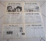 6 Antieke Franstalige Kranten - 1912-1922, Krant, Ophalen of Verzenden, Buitenland, Voor 1920