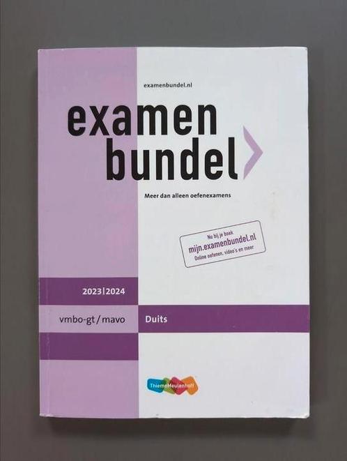 Examen bundel vmbo-gt/mavo Duits 2023/2024, Boeken, Schoolboeken, Zo goed als nieuw, Duits, VMBO, Ophalen of Verzenden