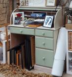 Leuke secretaire met rolluik en laadjes, Huis en Inrichting, Ophalen, Gebruikt
