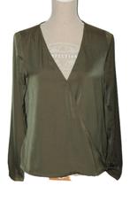 Nieuwe Supertrash satijnen blouse-top, top, Mt. S, Supertrash, Verzenden, Nieuw, Lange mouw