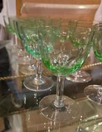 Groen uranium glas gefacetteerd wijnglas sherryglas, Ophalen
