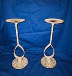 2 x zeer mooi stoere ijzeren kandelaar,  kaarsenstandaard., Huis en Inrichting, Woonaccessoires | Kandelaars en Kaarsen, Bruin