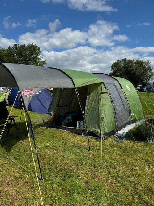 Coleman cook 4 persoons + luifel, Caravans en Kamperen, Tenten, Zo goed als nieuw, Ophalen