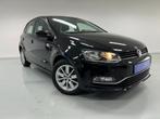 Volkswagen Polo 1.0 75 PK HIGHLINE / E.C.C. AICO / STOEL VER, Auto's, Stof, Gebruikt, Zwart, Zwart