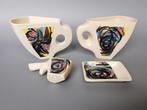 Modern keramiek kunst gestileerde thee set gemerkt Lise ?, Antiek en Kunst, Verzenden
