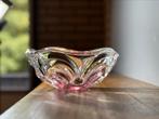 Vintage kristallen paarse schaal Val Saint Lambert (305), Antiek en Kunst, Antiek | Glas en Kristal, Ophalen of Verzenden