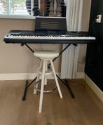 Amper gebruikt keyboard Casio WK- 7600 incl standaard, Ophalen, Casio, Overige aantallen, Zo goed als nieuw