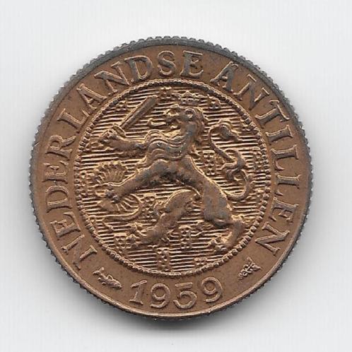 Nederlandse Antillen 1 cent 1959 KM# 1, Postzegels en Munten, Munten | Amerika, Losse munt, Midden-Amerika, Verzenden