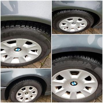 Winterbanden bijna nieuw met 4 BMW E39 velgen  beschikbaar voor biedingen