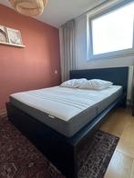 Ikea Malm latten bodem bed 160 x 200mm, Ophalen, Gebruikt, Zwart, Tweepersoons