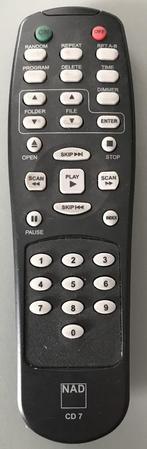 NAD afstandsbediening CD 7 {3935}, Audio, Tv en Foto, Afstandsbedieningen, Ophalen of Verzenden, Gebruikt