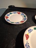 Boerenbont Borden Set, Gebruikt, Ophalen of Verzenden, Bord(en), Aardewerk