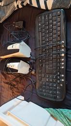 Toetsenbord en 2 geluidsboxjes, Computers en Software, Toetsenborden, Ophalen, Gebruikt