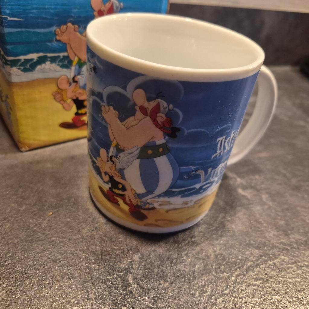 Asterix en de Vikingen Mok Quick 2005 - Originele Verpakking, Ophalen of Verzenden, Asterix en Obelix, Zo goed als nieuw, Gebruiksvoorwerp