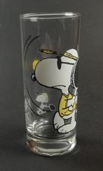 SNOOPY / PEANUTS Glas "Tennis" 80's 90's Charles M. Schultz, Verzamelen, Verzenden, Snoopy, Gebruikt, Overige typen