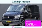 Volkswagen Crafter L3H2 2.0Tdi 177Pk Aut. | Dubbele Cabine |, Auto's, Bestelauto's, 4 cilinders, Volkswagen, 3000 kg, Zwart