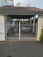 MOOIE SMEEDIJZEREN POORT VERSTELBAAR VAN 268-273 cm, Tuin en Terras, Ophalen, 100 tot 150 cm, Zo goed als nieuw, IJzer